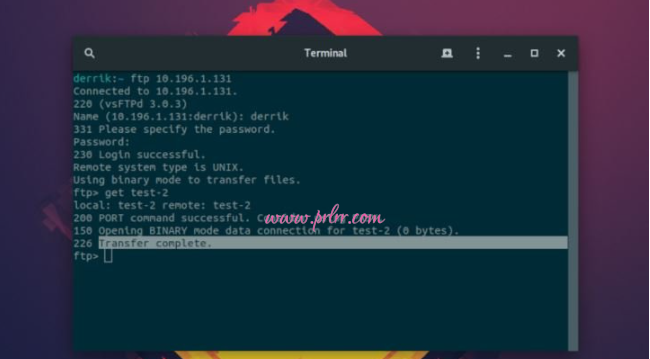 在Linux命令行中安装及使用FTP客户端的方法