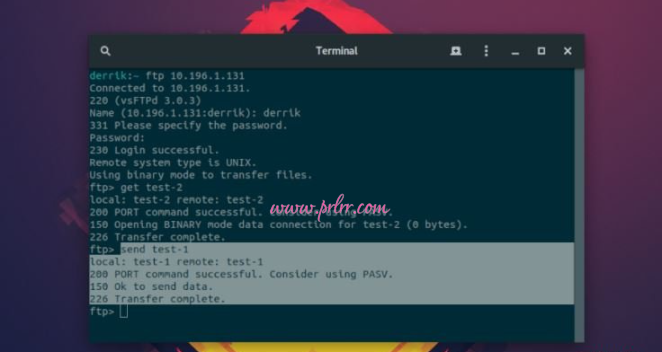 在Linux命令行中安装及使用FTP客户端的方法
