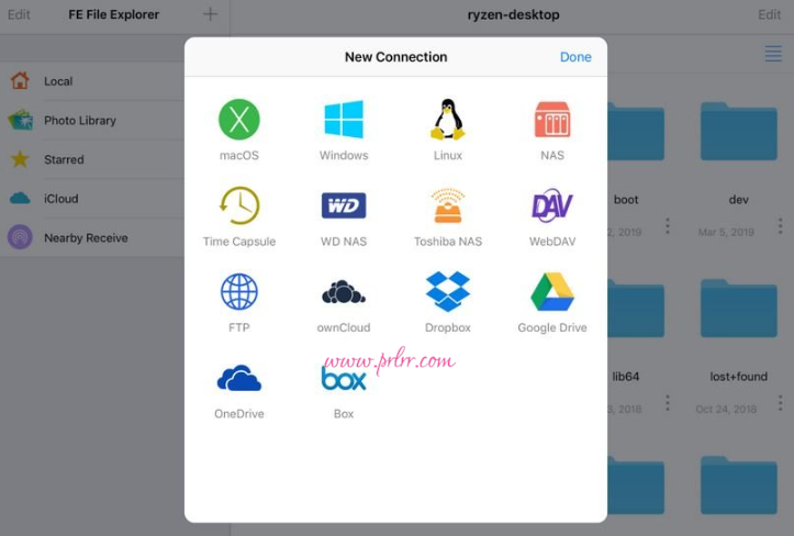 将文件从Linux传输到iOS和将文件从iOS传输到Linux的方法