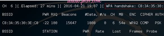 Kali Linux使用Aircrack破解wifi密码(wpa/wpa2)